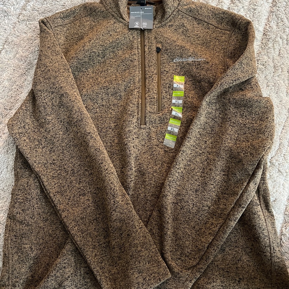 Mens Eddie Bauer quarter zip.
